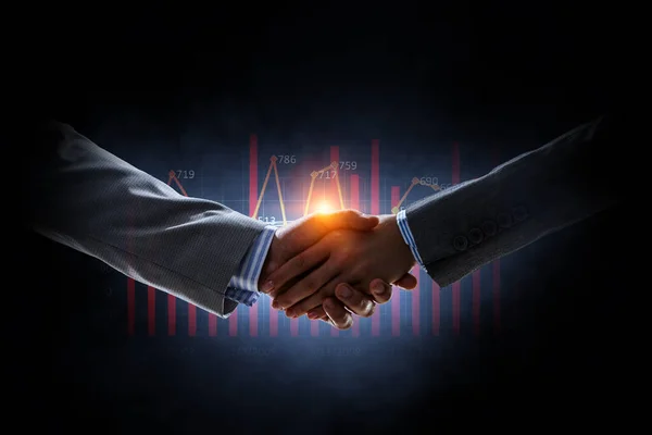 Partnership concept. Image of handshake — Stock Photo, Image