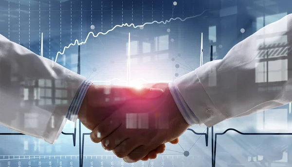 Partnership concept. Image of handshake — Stock Photo, Image