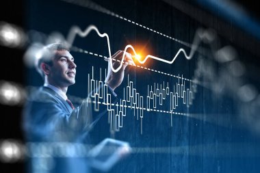 İş grafiği ve ticaret monitörü