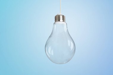 Açık mavi renkli ışık ampul