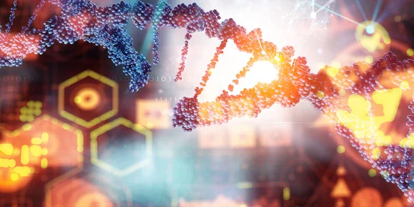 Инновационные технологии ДНК в науке и медицине — стоковое фото