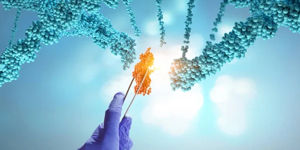 Innovative DNA technologies in science and medicine — Stock Photo, Image