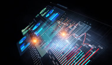 Ofisteki yakışıklı iş adamı. Karışık ortam