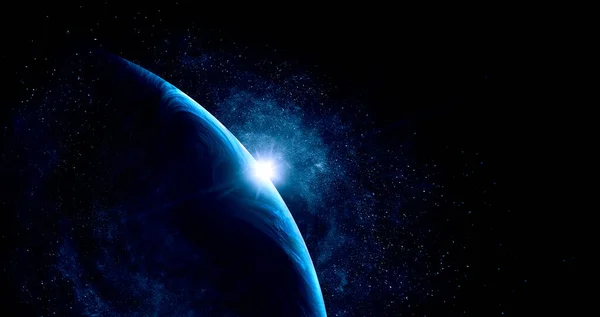 Изображение планеты в космосе. — стоковое фото