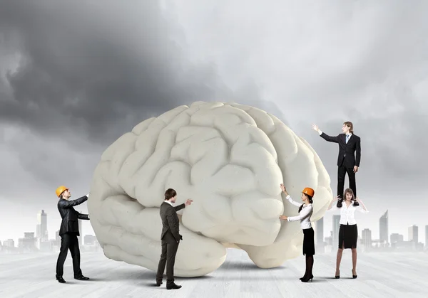 Brainstormen in zakelijke team — Stockfoto