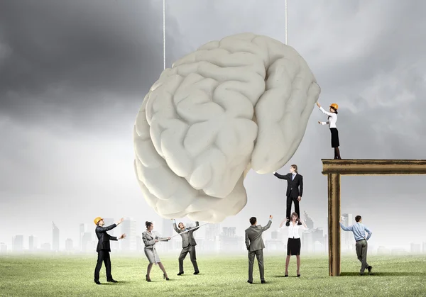 Brainstormen in zakelijke team — Stockfoto