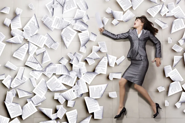 Secretaria mujer — Foto de Stock