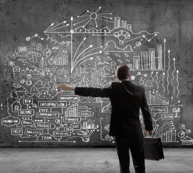 Tebeşir çizimleri arıyor işadamı