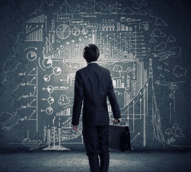 Tebeşir çizimleri arıyor işadamı