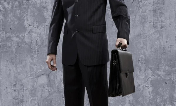 Businessman body in suit — Stock Photo, Image