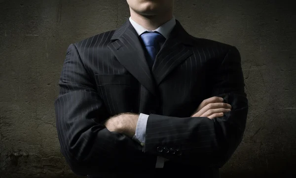 Уверенный бизнесмен — стоковое фото