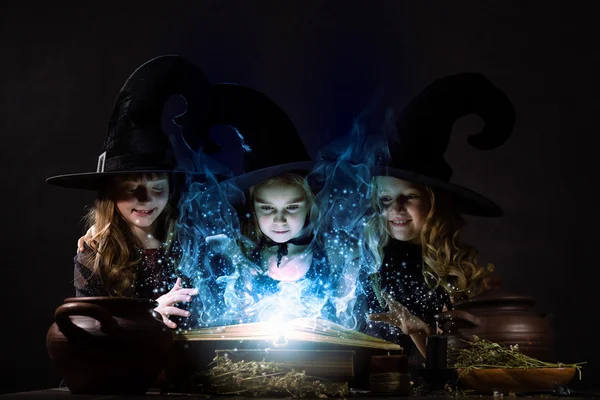 Little witches — Stock Photo, Image