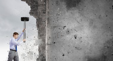 işadamı bölme duvar eski