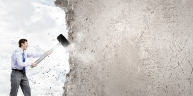 işadamı bölme duvar eski