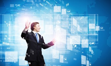 işadamı simgesine dokunarak