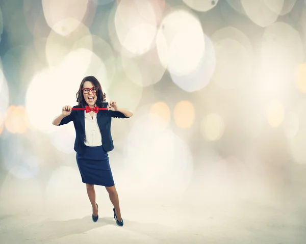 Businesswoman in suit — Stock Photo, Image