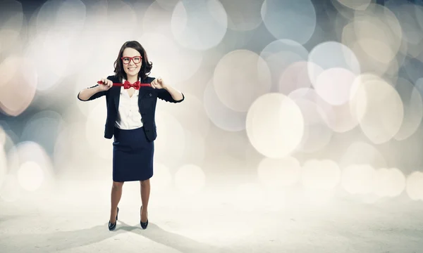 Businesswoman in suit — Stock Photo, Image