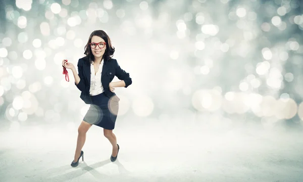 Mujer de negocios en traje — Foto de Stock