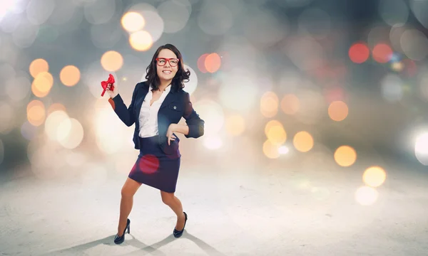 Mujer de negocios en traje —  Fotos de Stock