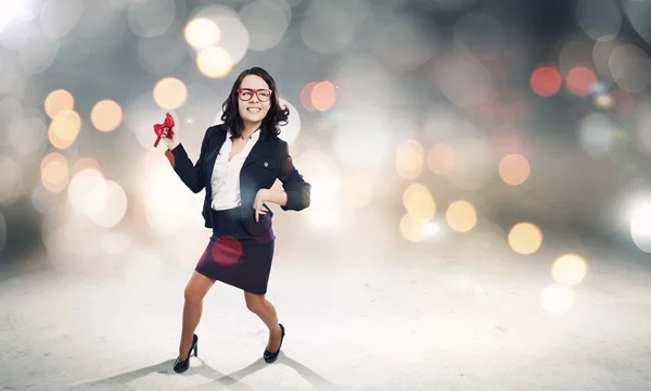 Businesswoman in suit — Stock Photo, Image