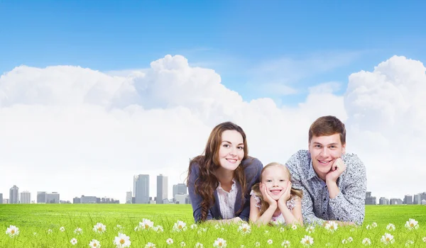 Happy family — Stock Photo, Image