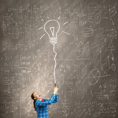 ampul balon kadınla