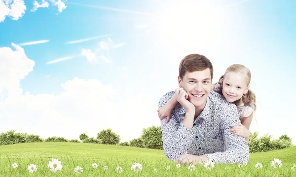 Padre e hija — Foto de Stock