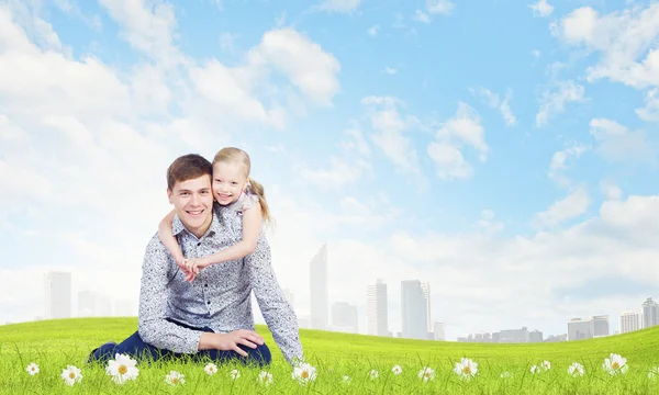 Padre e figlia — Foto Stock