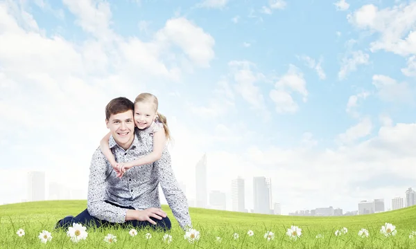 Padre e figlia — Foto Stock