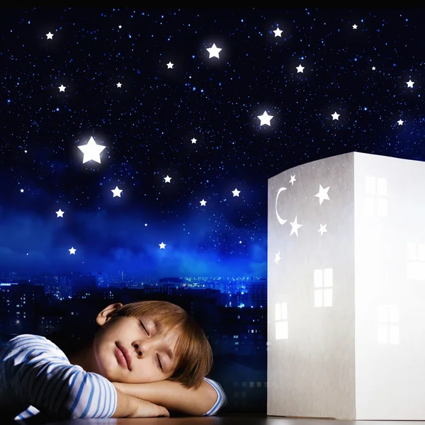 Little boy sleeping — Stock Photo, Image