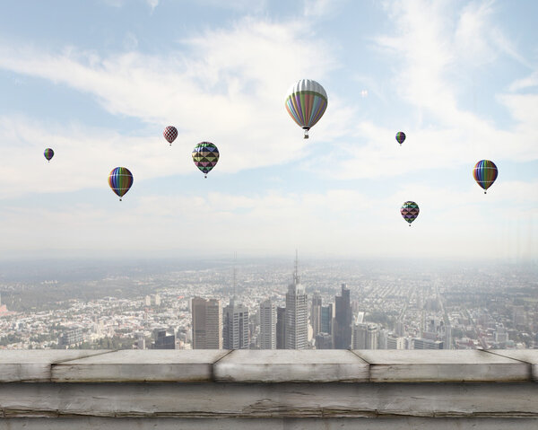 Flying balloons