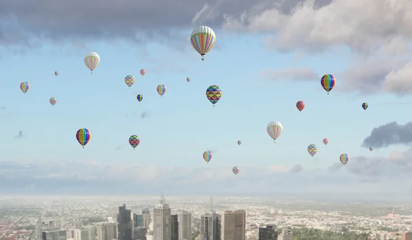 Ιπτάμενα μπαλόνια — Φωτογραφία Αρχείου