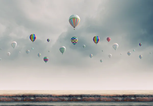 Αερόστατα που φέρουν — Φωτογραφία Αρχείου