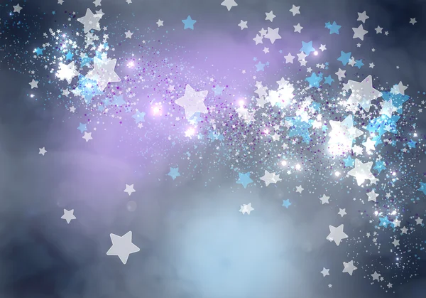 Fondo Bokeh con estrellas — Foto de Stock