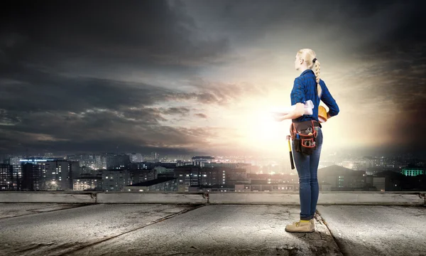 Female engineer — Stock Photo, Image