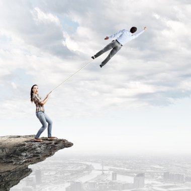 Kadın ve iş adamı