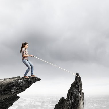 kaya tırmanışı kadın