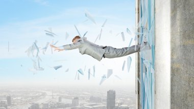 pencereden atlama işadamı