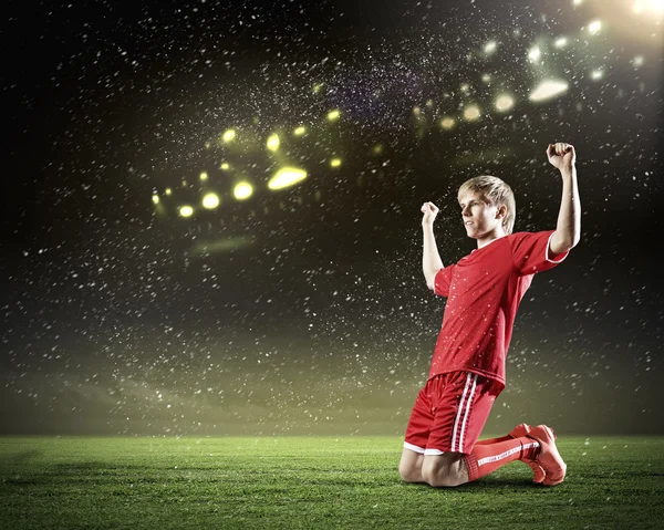 Jogador de futebol — Fotografia de Stock