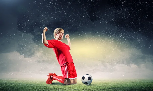 Fußballspieler — Stockfoto