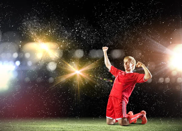 Jogador de futebol — Fotografia de Stock