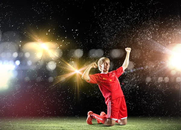 Jogador de futebol — Fotografia de Stock