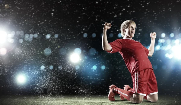 Jogador de futebol — Fotografia de Stock