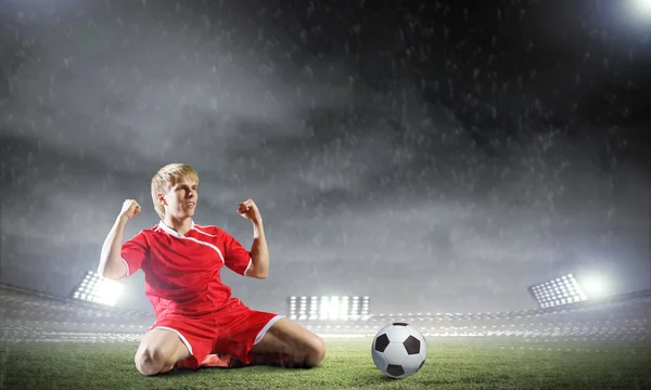 Jugador de fútbol — Foto de Stock