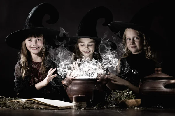 Little witches — Stock Photo, Image
