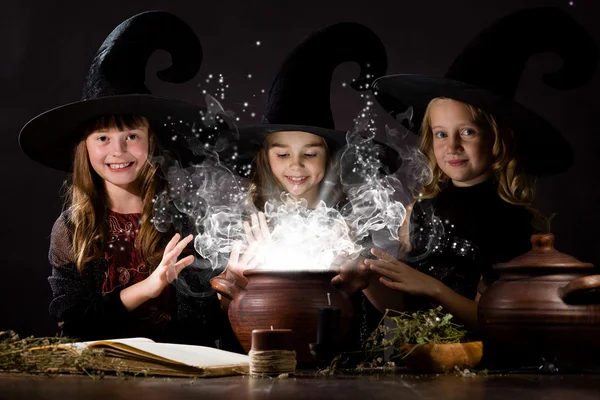 Little witches — Stock Photo, Image