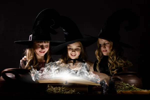 Little witches — Stock Photo, Image