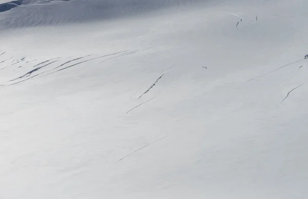 多雪的山 — 图库照片