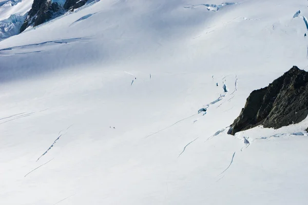 多雪的山 — 图库照片