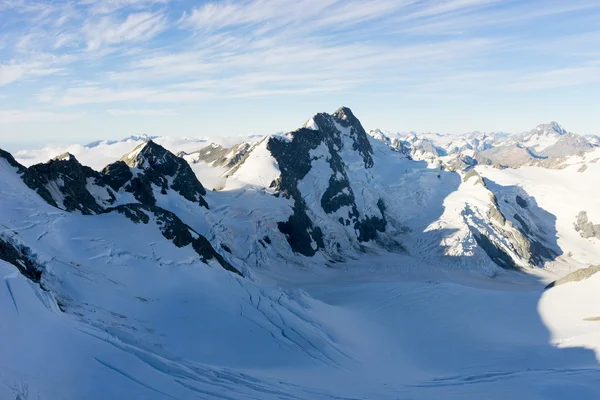 多雪的山 — 图库照片